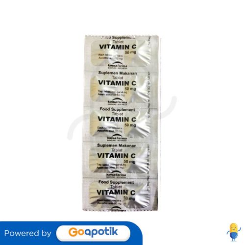 VITAMIN C KIMIA FARMA 50 MG TABLET