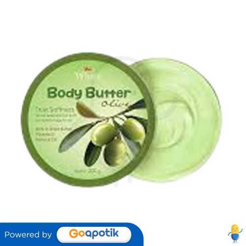 VIVA WHITE BODY BUTTER OLIVE 200 GRAM POT