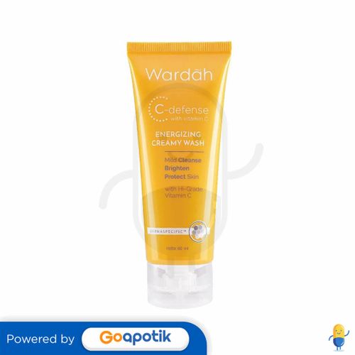 WARDAH C-DEFENSE ENERGIZING CREAMY WASH 100 ML TUBE