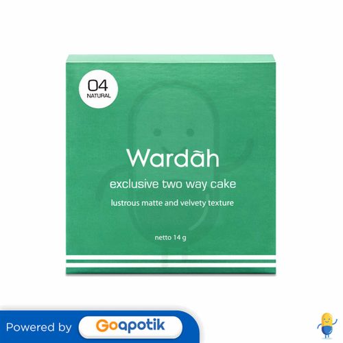 WARDAH EXCLUSIVE TWO WAY CAKE 04 12 GRAM - NATURAL