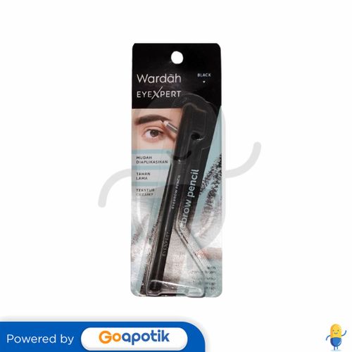 WARDAH EYEXPERT EYEBROW PENCIL BLACK 1.14 GRAM