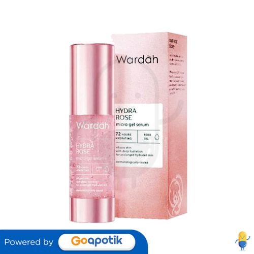 WARDAH HYDRA ROSE MICRO GEL SERUM 30 ML BOTOL