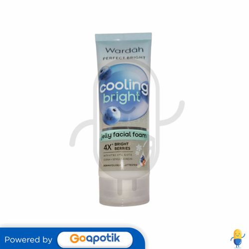 WARDAH PERFECT BRIGHT COOLING BRIGHT JELLY FACIAL FOAM 100 ML TUBE