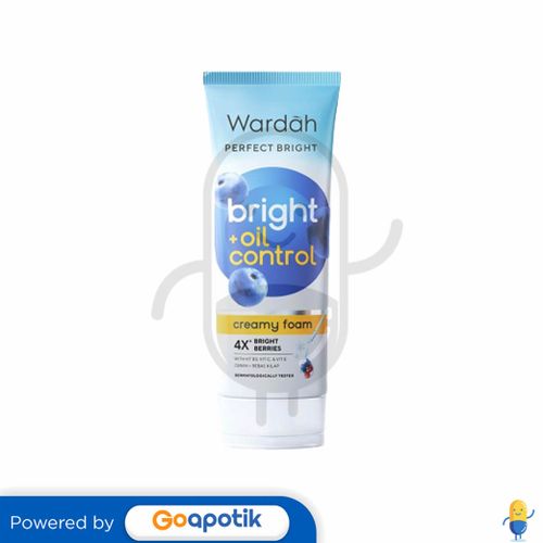 WARDAH PERFECT BRIGHT CREAMY FOAM BRIGHT + OIL CONTROL 100 ML TUBE