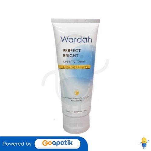 WARDAH PERFECT BRIGHT CREAMY FOAM BRIGHTENING + OIL CONTROL 60 ML TUBE