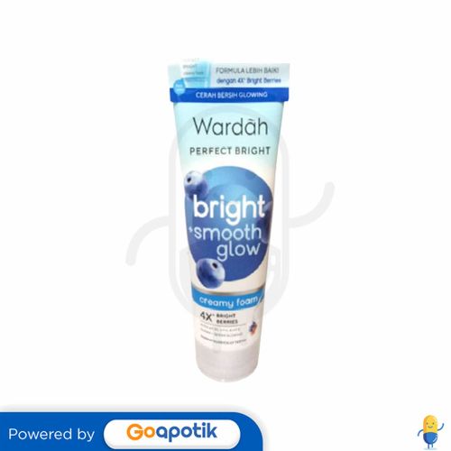 WARDAH PERFECT BRIGHT CREAMY FOAM BRIGHTENING + SMOOTH GLOW 50 ML TUBE