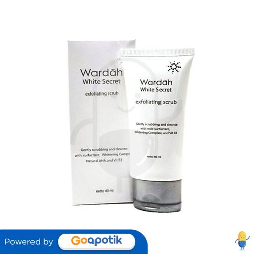 WARDAH WHITE SECRET EXFOLIATING SCRUB 50 ML TUBE