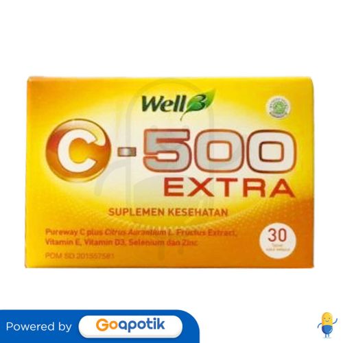 WELL3 C-500 EXTRA BOX 30 TABLET