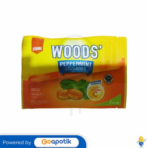 WOODS LOZENGES ORANGE 15 GRAM SACHET