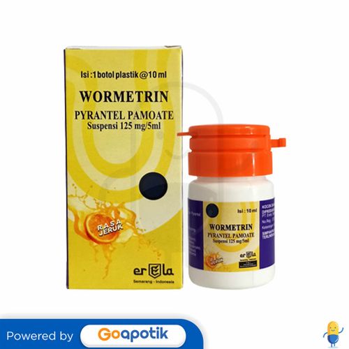 WORMETRIN 125 MG/5 ML SUSPENSI 10 ML BOTOL