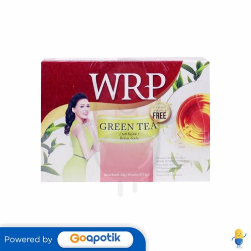 WRP DIET TEA RASA GREEN TEA 2.5 GRAM BOX 10 SACHET