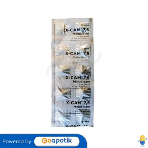 X CAM 7.5 MG TABLET