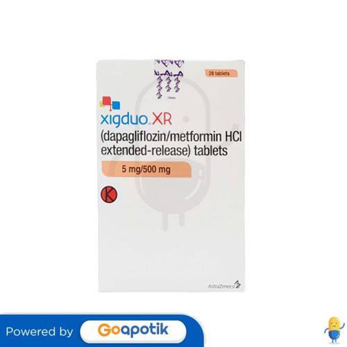 XIGDUO XR 5/500 MG BOX 28 TABLET