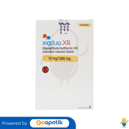 XIGDUO XR 10/1000 MG BOX 28 TABLET