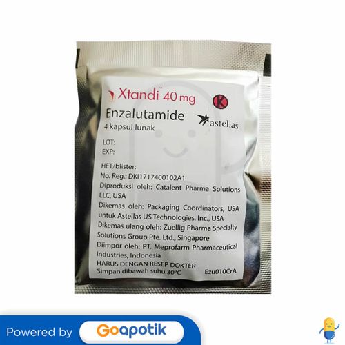 XTANDI 40 MG SACHET 4 KAPSUL