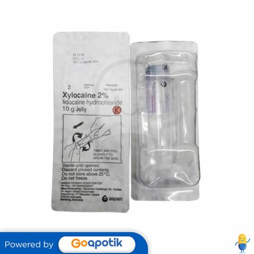 XYLOCAINE 2% GEL 10 GRAM SYRINGE PLASTIK