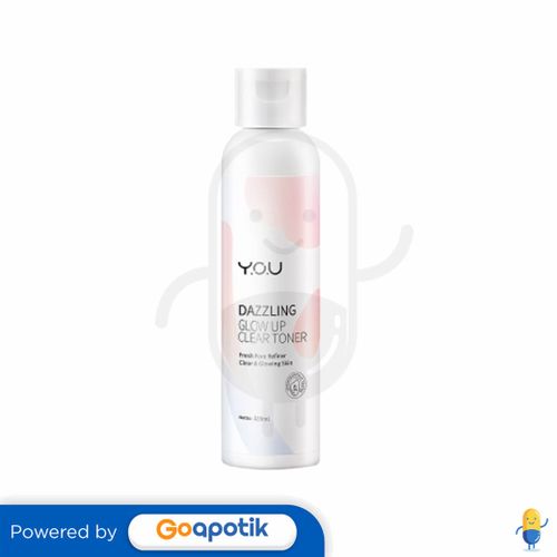 YOU DAZZLING GLOW UP CLEAR TONER 120 ML BOTOL