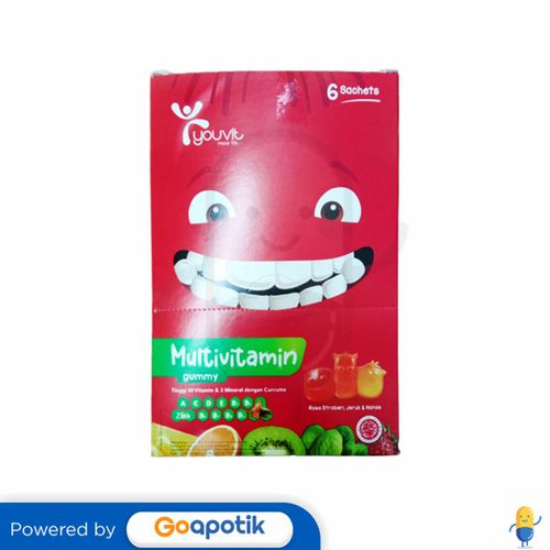 YOUVIT MULTIVITAMIN FOR KIDS 7 GUMMIES BOX 6 SACHET