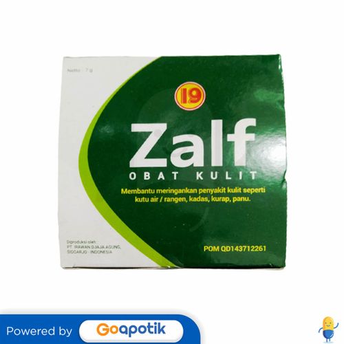 ZALF OBAT KULIT 19 SALEP 7 GRAM BOX 12 POT