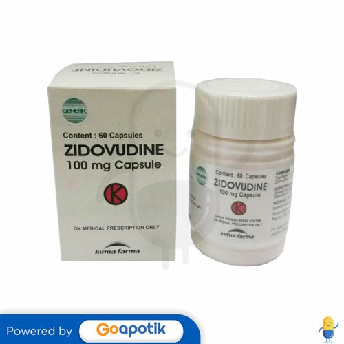 ZIDOVUDINE KIMIA FARMA 100 MG BOTOL 60 KAPSUL