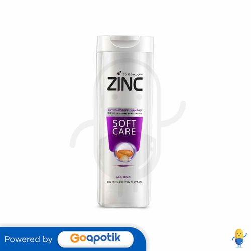 ZINC ANTI DANDRUFF SHAMPOO SOFT CARE 170 ML BOTOL