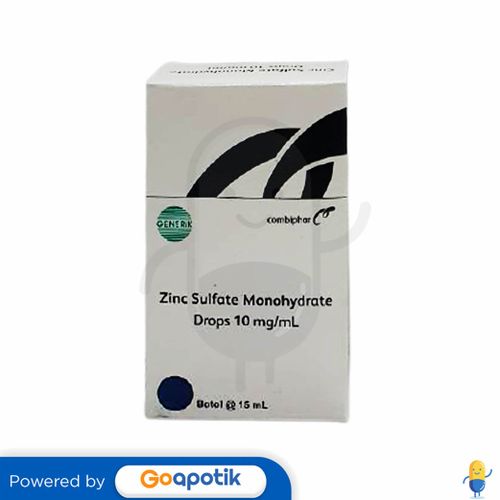 ZINC SULFATE MONOHYDRATE COMBIPHAR 10 MG/ML DROP 15 ML