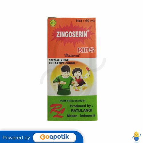 ZINGOSERIN KIDS SYRUP 60 ML