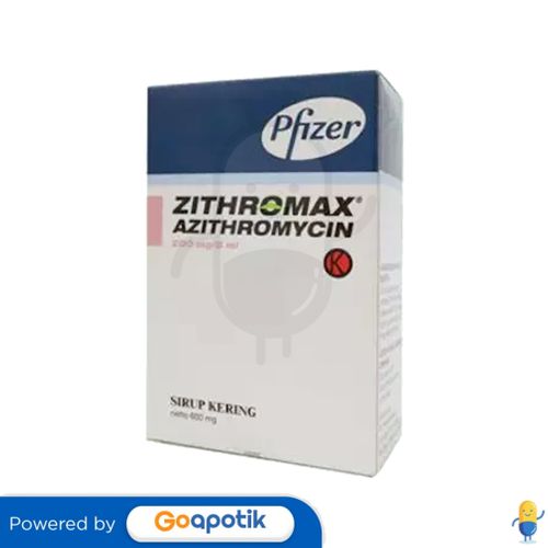 ZITHROMAX SYRUP ISI 15 ML BOTOL