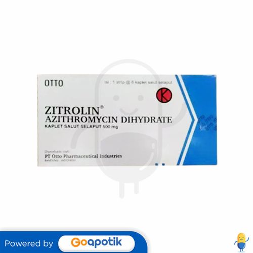 ZITROLIN 500 MG BOX 6 KAPLET