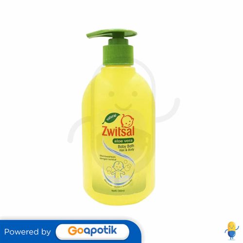ZWITSAL BABY BATH 2 IN 1 HAIR AND BODY NATURAL 300 ML BOTOL