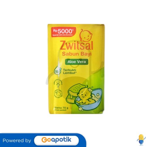 ZWITSAL SABUN BAYI ALOE VERA 70 GRAM