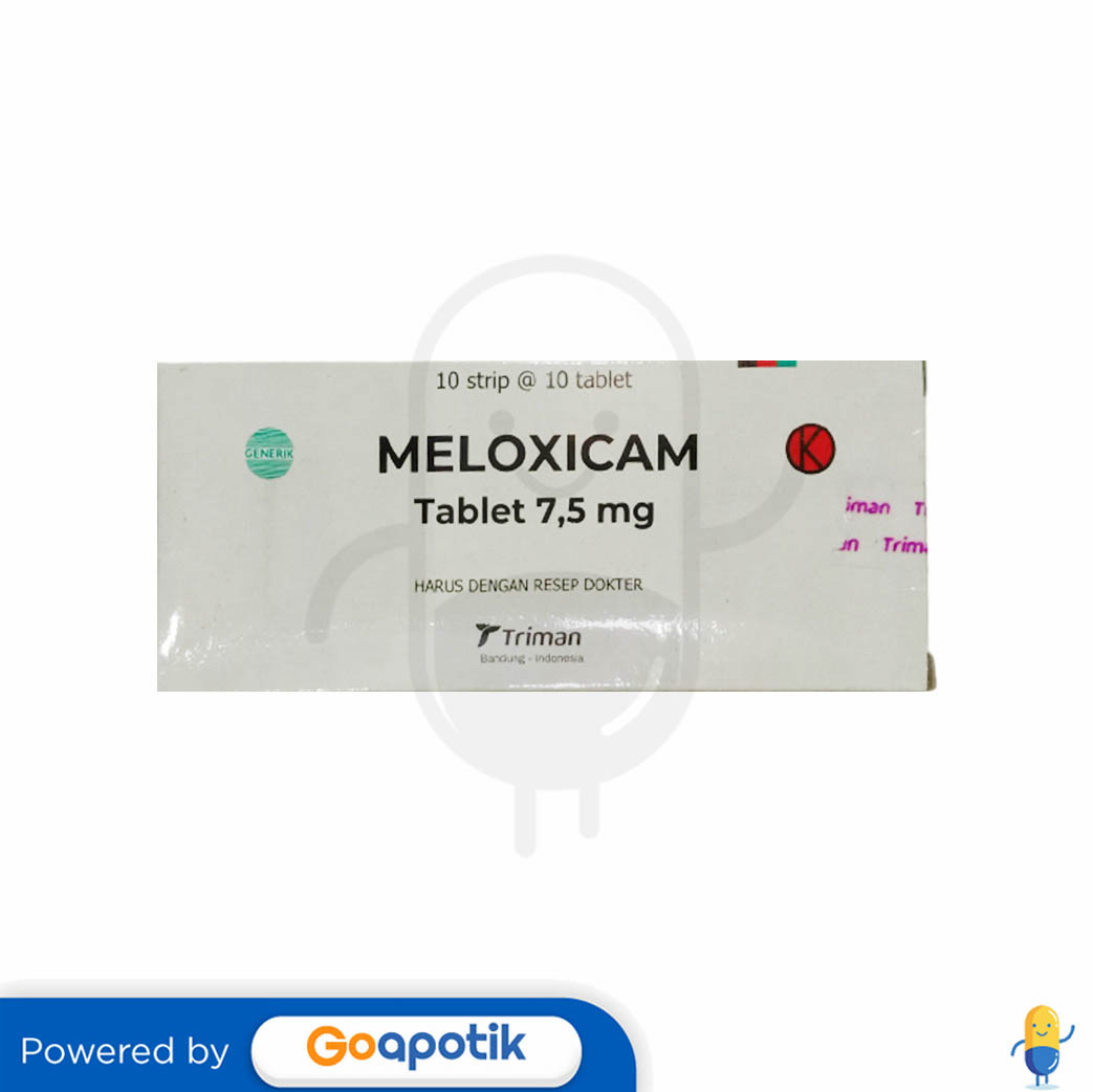 Meloxicam Triman Mg Box Tablet Kegunaan Efek Samping Dosis Dan Aturan Pakai