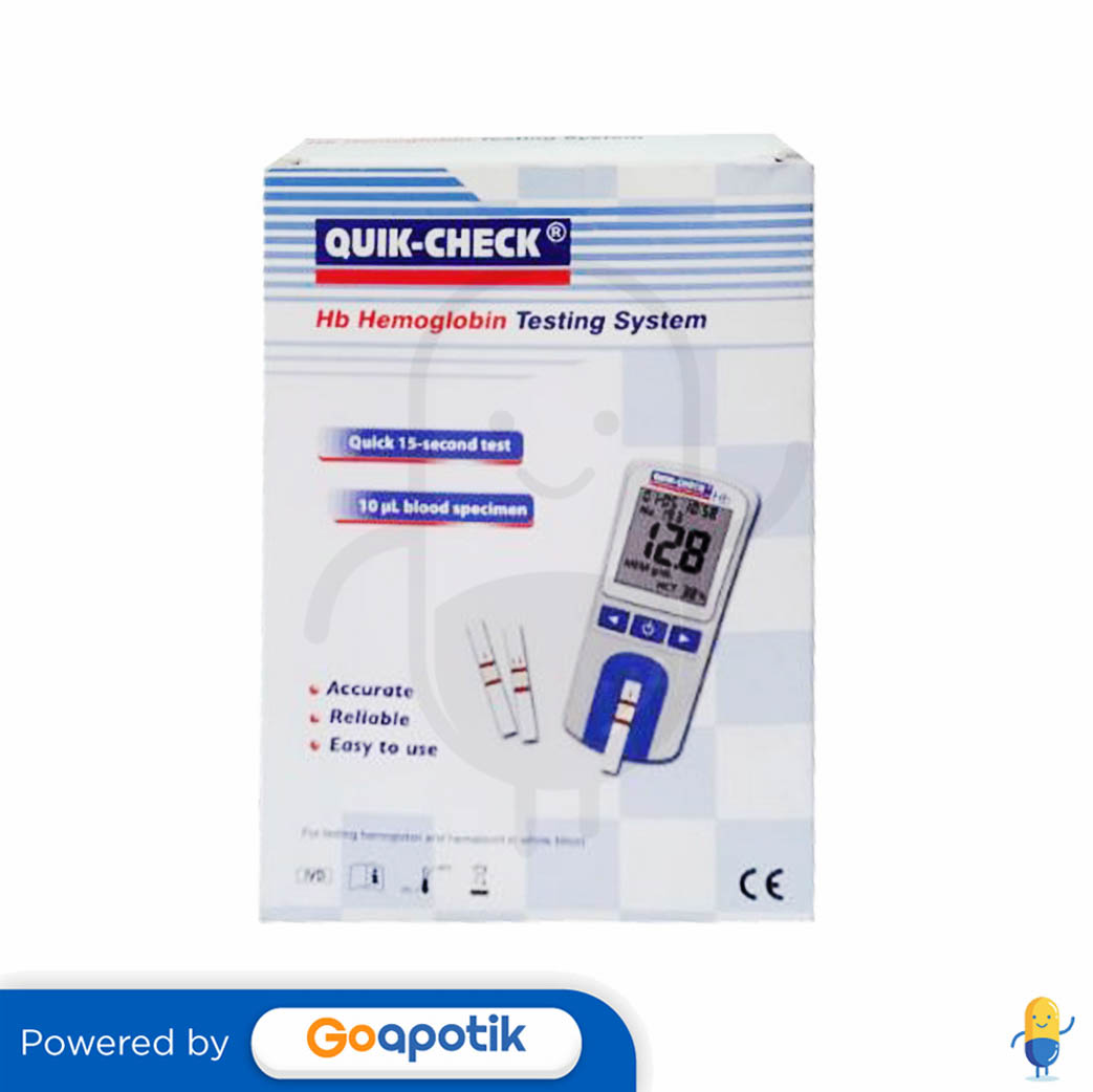 Ulasan Produk QUIK-CHECK HEMOGLOBIN TESTING SYSTEM