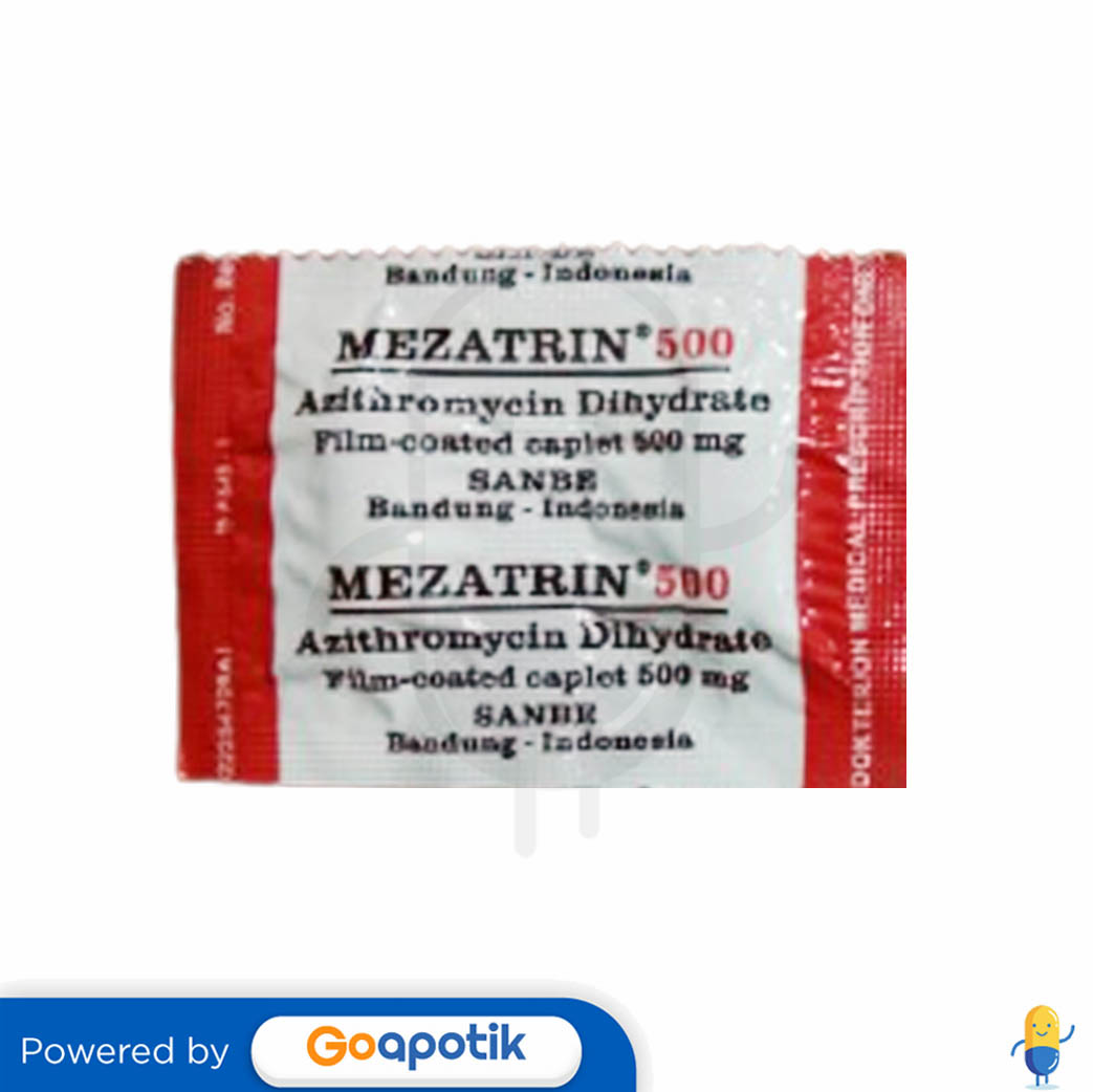 Mezatrin 250 azithromycin 250 mg