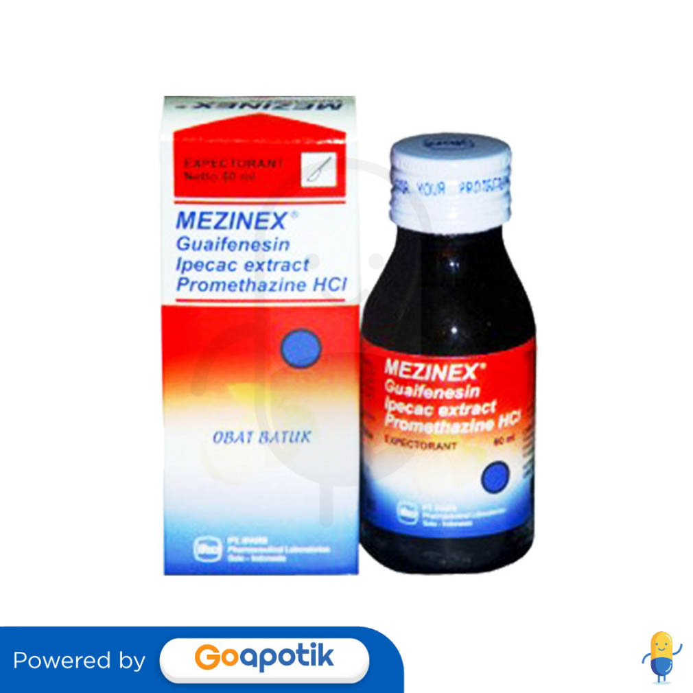 MEZINEX SIRUP 60 ML Kegunaan Efek Samping Dosis Dan Aturan Pakai