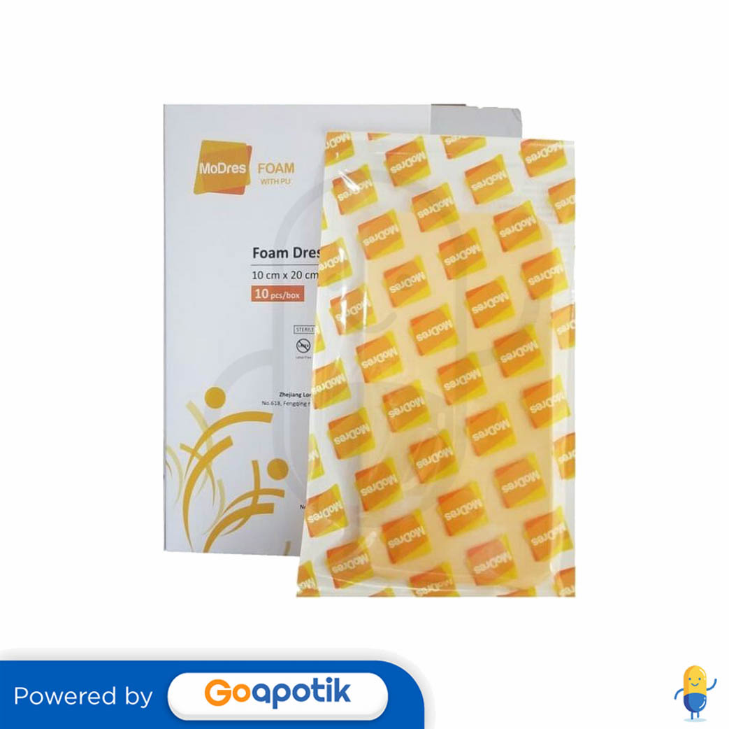 MODRES PENUTUP LUKA N FOAM DRESSING WITH PU 10 X 20 CM Kegunaan, Efek