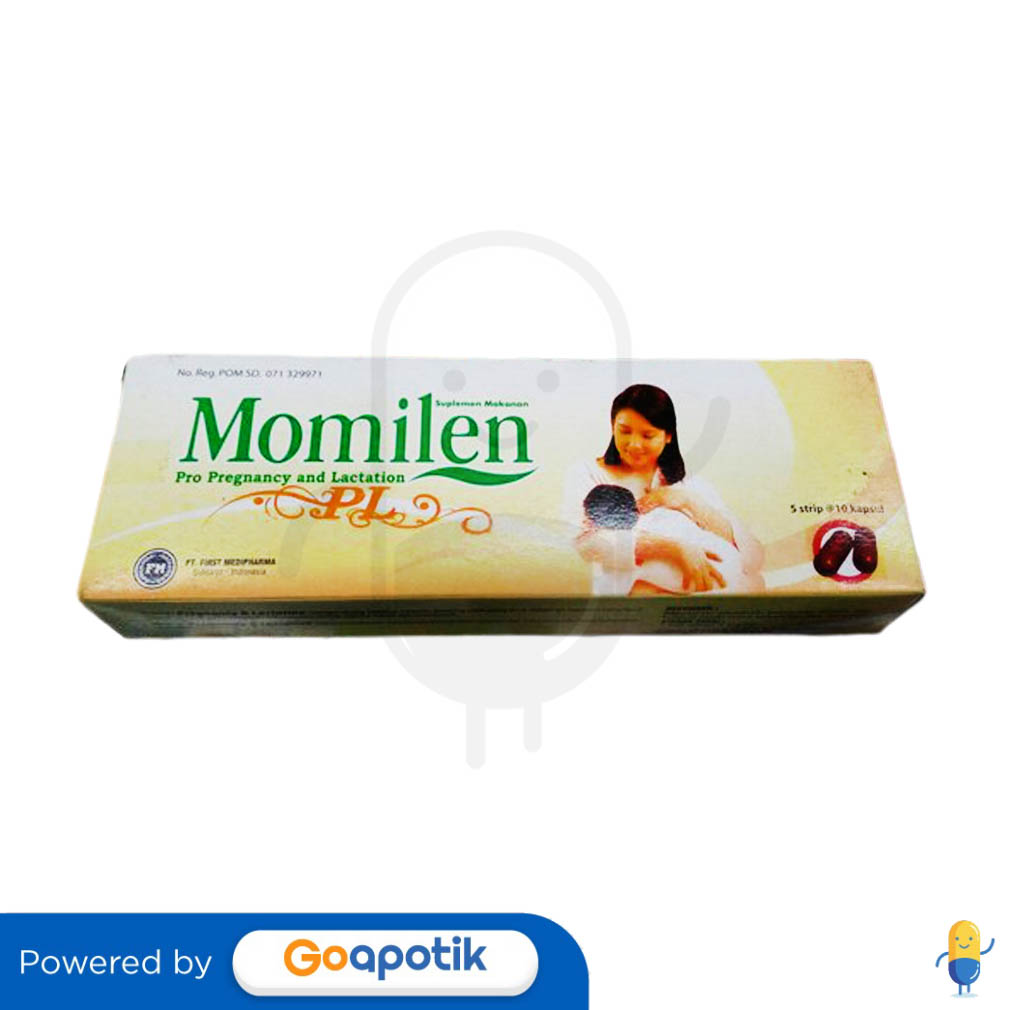 MOMILEN PL PREGNANCY AND LACTATION BOX 50 KAPSUL Kegunaan, Efek
