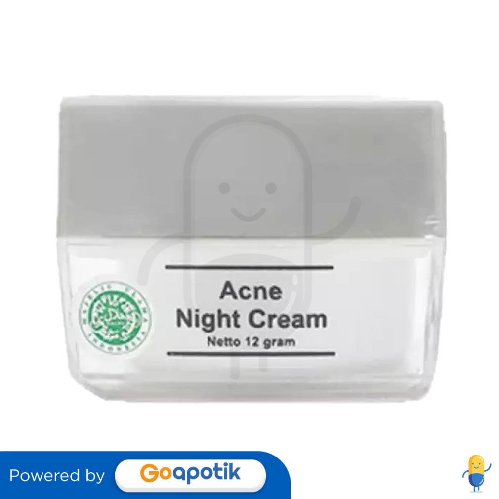 MS GLOW ACNE NIGHT CREAM POT 12 GRAM Kegunaan, Efek Samping, Dosis