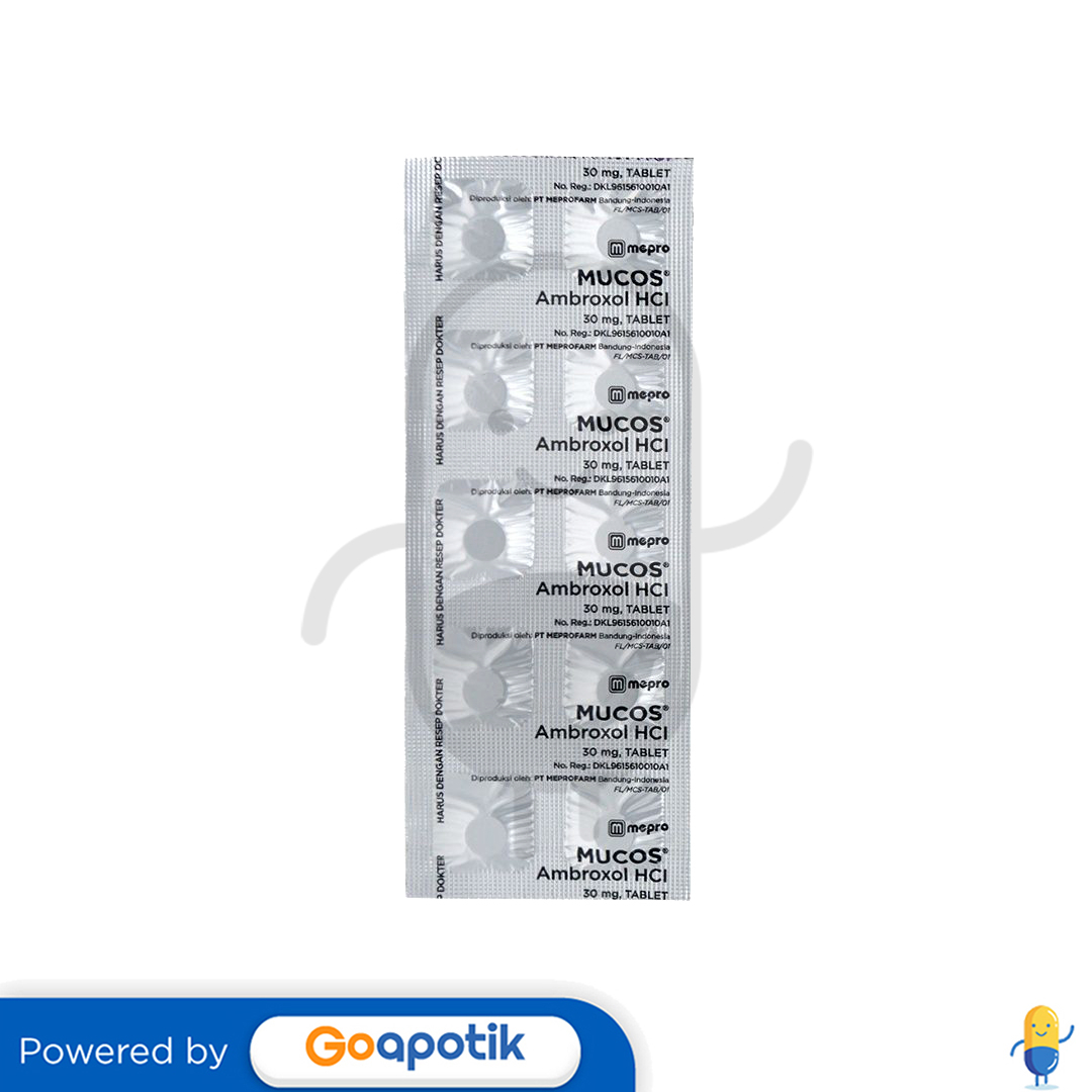 Ulasan Produk MUCOS 30 MG STRIP 10 TABLET