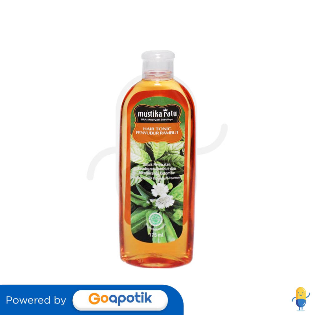 MUSTIKA RATU HAIR TONIC PENYUBUR RAMBUT 175 ML BOTOL Kegunaan, Efek