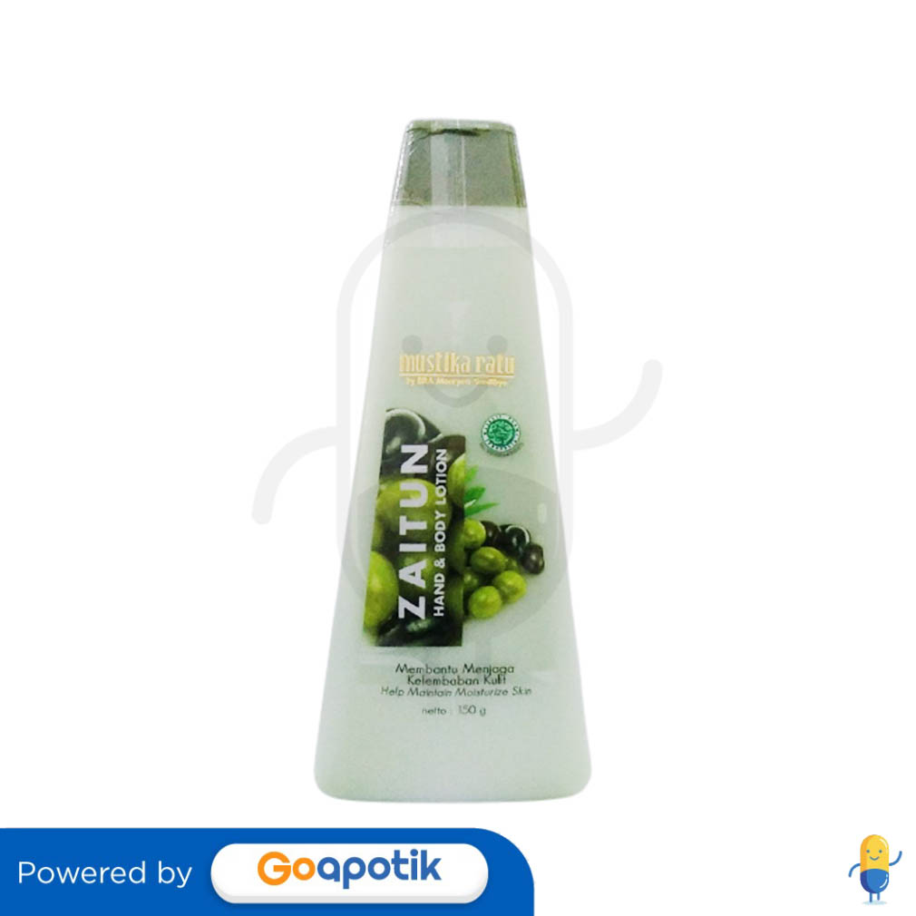 MUSTIKA RATU ZAITUN HAND & BODY LOTION BOTOL 150 GRAM BOTOL Kegunaan