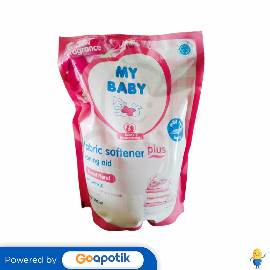 MY BABY FABRIC SOFTENER PLUS SWEET FLORAL 1500 ML REFILL Kegunaan