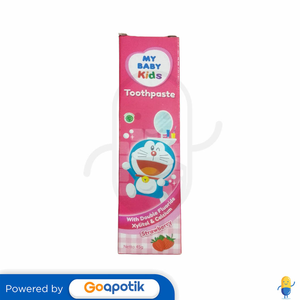 MY BABY KIDS TOOTHPASTE STRAWBERRY 45 GRAM TUBE Kegunaan, Efek