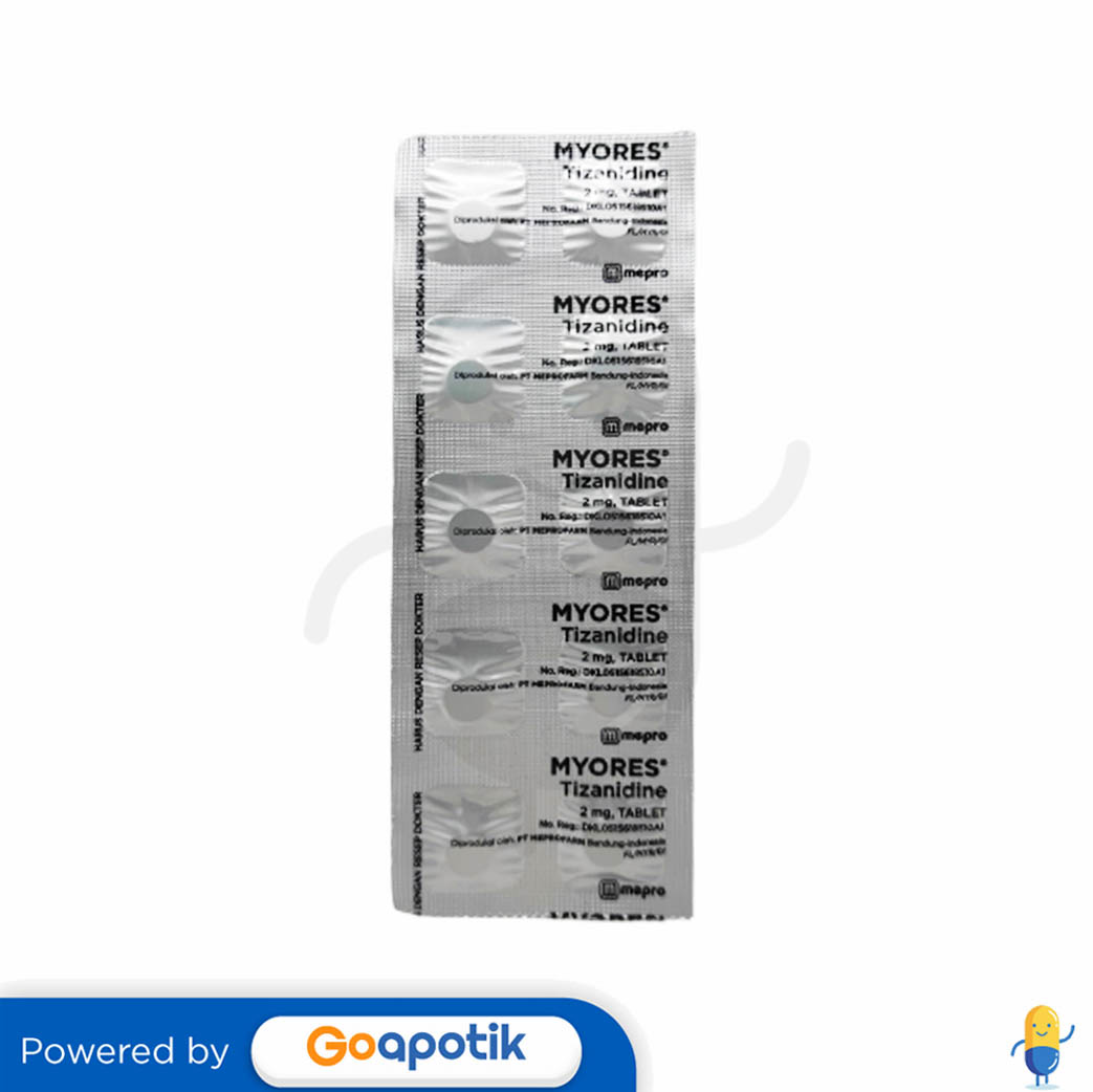 Myores 2 Mg Strip 10 Tablet Kegunaan Efek Samping Dosis Dan Aturan Pakai