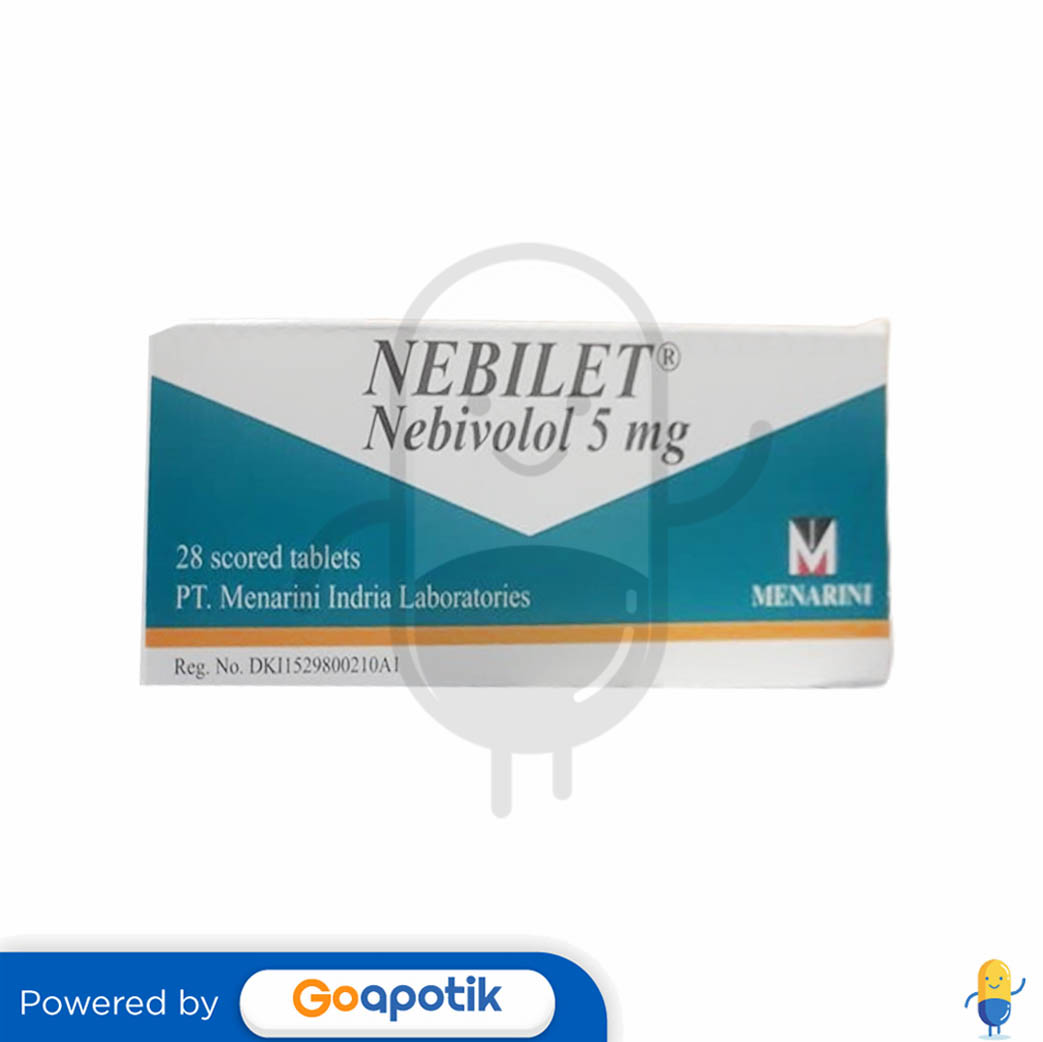 Nebilet 5 Mg Box 28 Tablet Kegunaan Efek Samping Dosis Dan Aturan Pakai