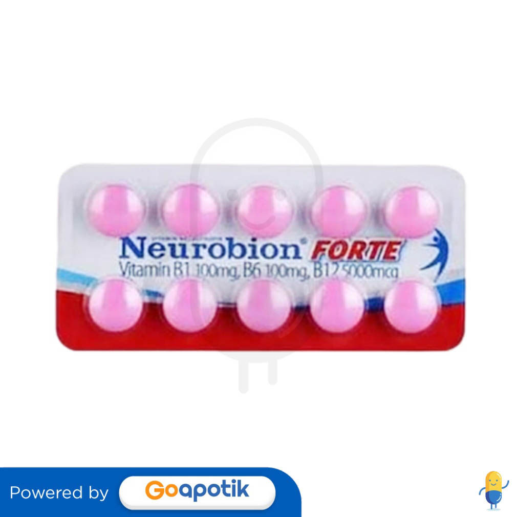 NEUROBION FORTE STRIP 10 TABLET - Kegunaan, Efek Samping, Dosis Dan ...