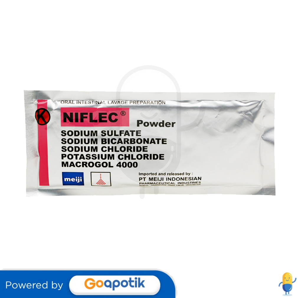 NIFLEC POWDERS SACHET - Kegunaan, Efek Samping, Dosis dan Aturan Pakai