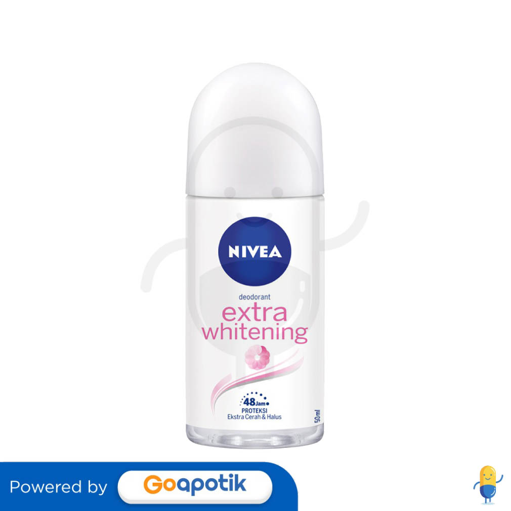 NIVEA EXTRA WHITENING DEODORANT 50 ML Kegunaan Efek Samping Dosis