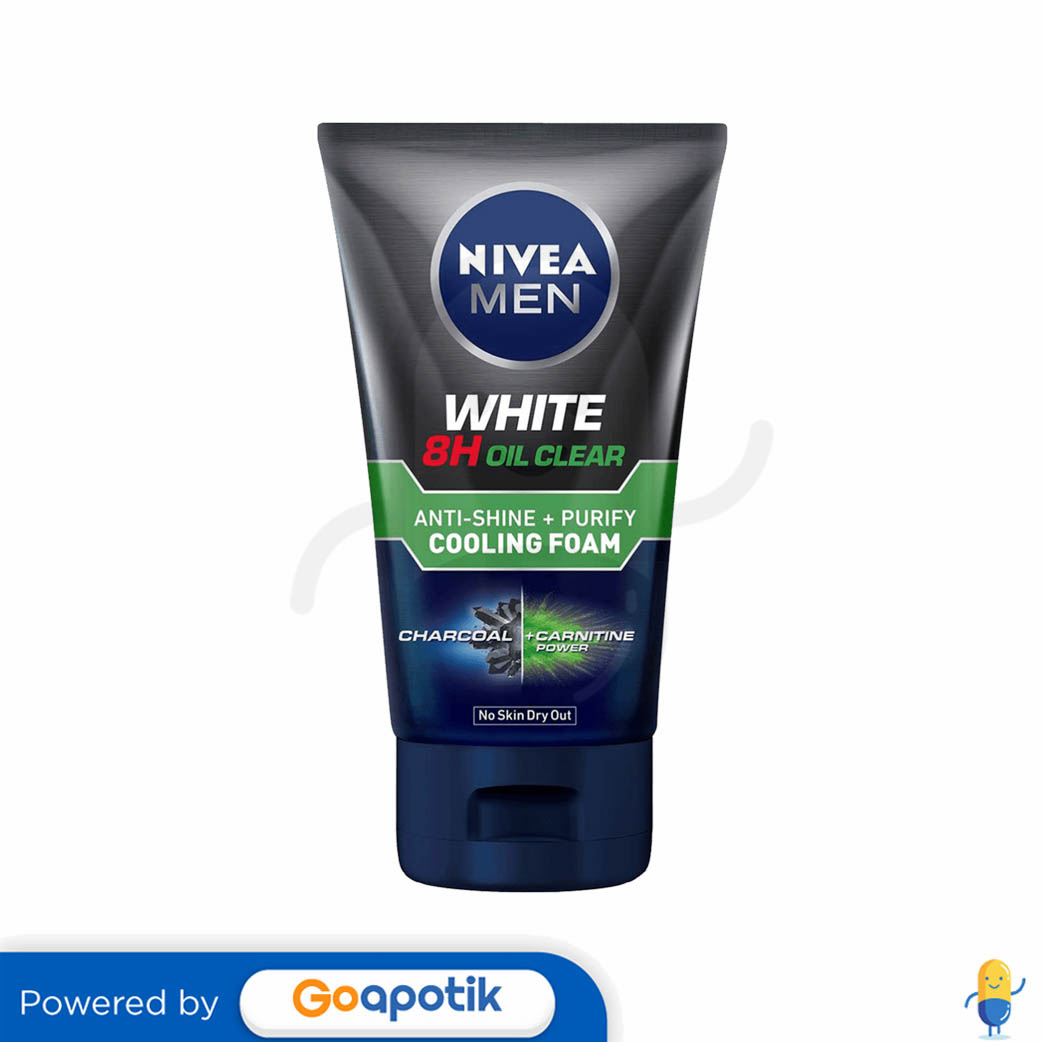NIVEA MEN WHITE OIL CLEAR ANTI SHINE + PURIFY COOLING FOAM 50 ML TUBE