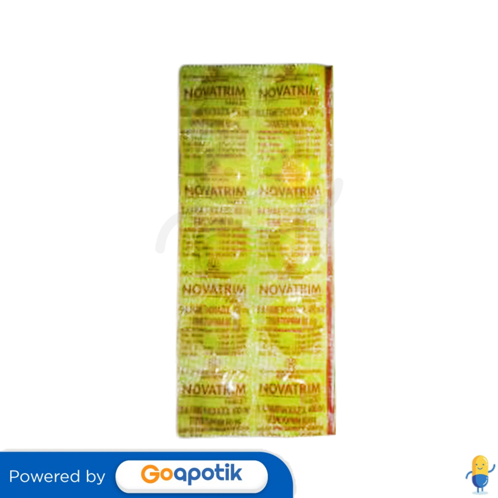 NOVATRIM TABLET Kegunaan, Efek Samping, Dosis dan Aturan Pakai